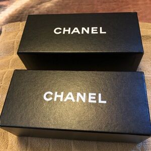 Chanel empty boxes for sunglasses
